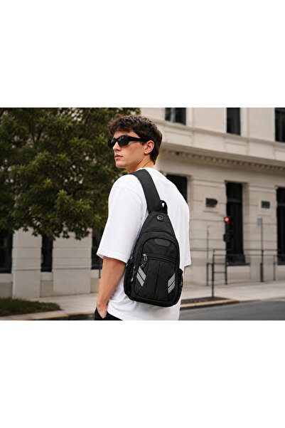 Bagacar Multi-Compartment Waterproof Daily Use Cross Shoulder and Backpack Ba...