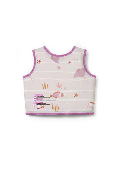 Kokopatik Pink Reef Patterned Children's Swimming Vest