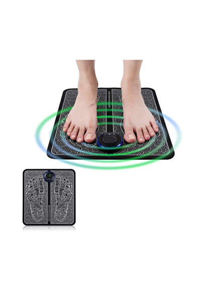OEM Aparat Masaj Picioare 6 Moduri 9 Intensități Relaxare și Circulație –, Negru