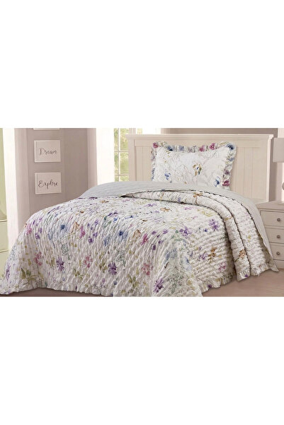 Ahsela Home Luxury Patterned Single Bedspread Set 180X220 cm – Ruffled Muslin...