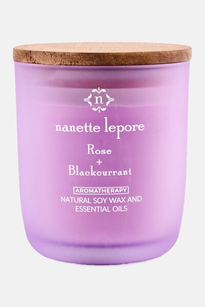 NANETTE LEPORE Rose And Blackcurrant Scented Candle 200 g, Lavender