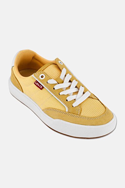 Levi's Women Dog Lace Up Casual Shoes, Yellow