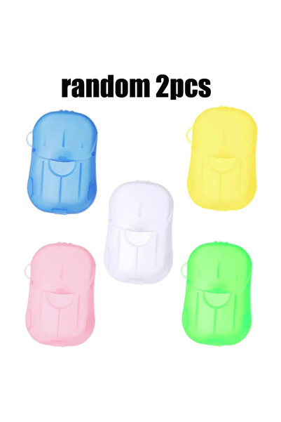 Choice3 random-2pcs 1-11pcs Travel Camping Hiking Disposable Boxed Soap Flake...