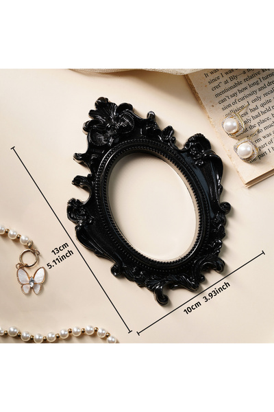 Choice daojuE-H 1PC, European-style resin material black gold-edged prop phot...
