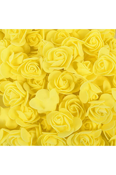 Choice42 100PCS yellow 100/150/300Pcs 3.5cm Artificial Flower Foam PE Rose He...