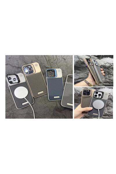 EPRO Iphone 13-14-15-16 Pro ve Pro Max Magsafe destekli Kamera Korumalı Stant...
