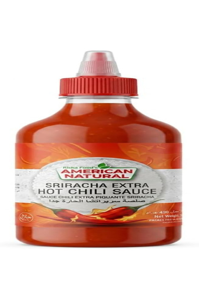 American Natural Extra Hot Chilli Sauce 482gr X 12