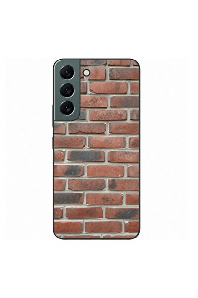 OEM Husa compatibila cu Samsung Galaxy S22 Silicon Gel Tpu Model Brick Wall