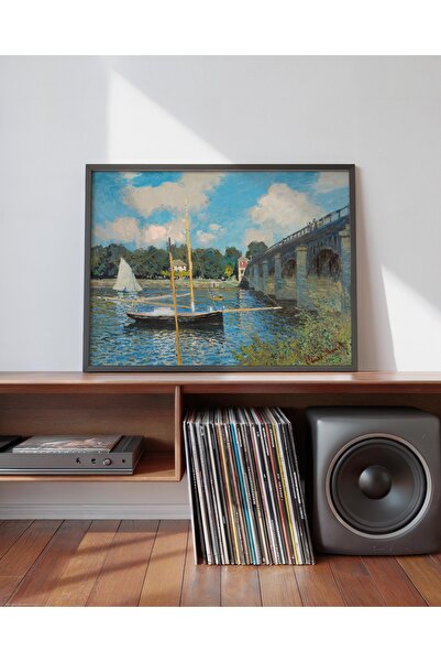 Pegziz Pictură Claude Monet Podul Argenteuil |   Decor de perete înrămat cu p...