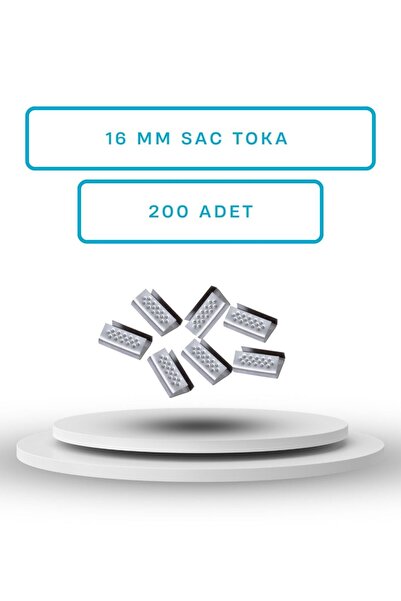 16 mm Plastik Çember Tokası 200 Adet