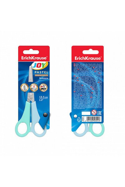 OEM Foarfece ErichKrause JOY Pastel 13.5 cm culori asortate