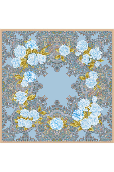 DESERTO Silk Twill Scarf 2026 Avantgarde Series Double-Sided 100% Silk 90X90