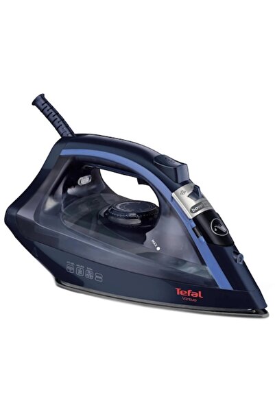 TEFAL Fier de călcat cu aburi Virtuo FV1713E0, 2000W, ceramic, 0.2L, 90g/min ...
