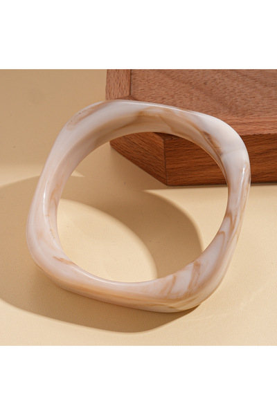 choice2 Style15 Multi-style Twisted Irregular Acrylic Bangles for Women Men G...