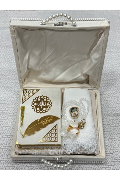 Set Sepetim Kadın Bohça Lüks Premium Set – Krem