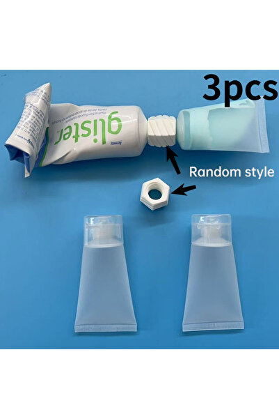 Choice1 3pcs set Travel Bottles,Bottle Adapters,Convenient Toothpaste Facial ...