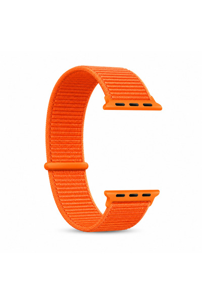 HYPERSOFT Apple Watch 3-4-5-6-7-8-9-10-Se Tüm Serilerle Uyumlu Bez Kumaş Spor...