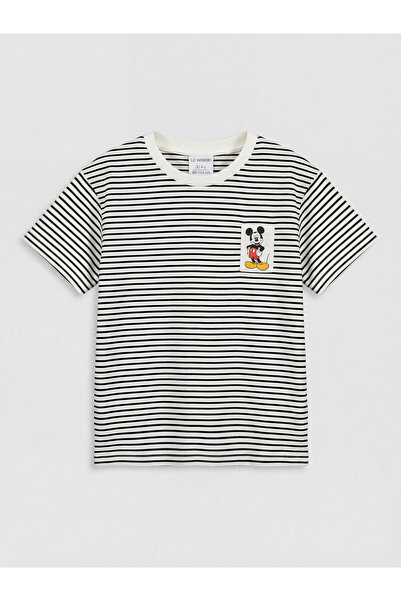 LC Waikiki Tricou pentru băieței cu imprimeu Mickey Mouse