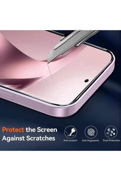 m.tk moveteck Xiaomi Mi 17T Pro Uyumlu Kılıf Kamera Çıkıntılı Korumalı Yumuşak Şeffaf Silikon + Ekran Koruyucu Cam Set