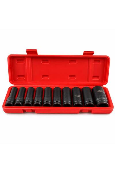 GEBOTOOLS SET TUBULARE DE IMPACT 1/2 E8-E24 MM 10 PIESE GEBO TOOLS