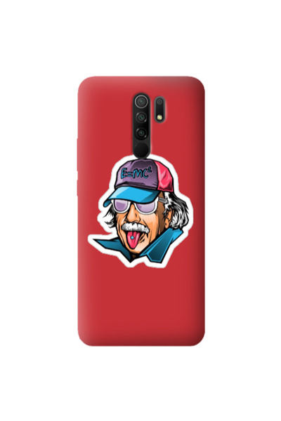 Other Xiaomi Redmi 9 Einstein Red Colored Silicone TPU Θήκη