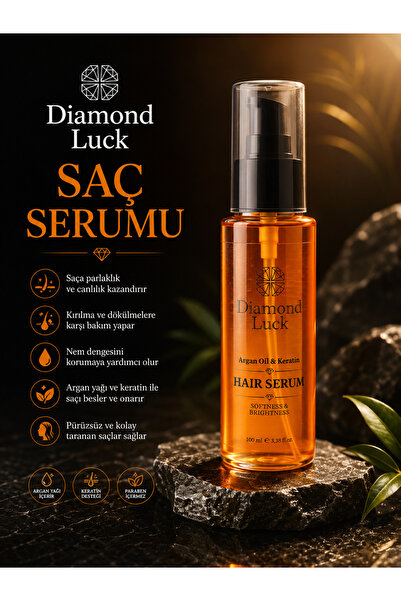 Diamond ' Luck SAÇ BAKIM SERUMU ARGAN YAĞI&KERATİN