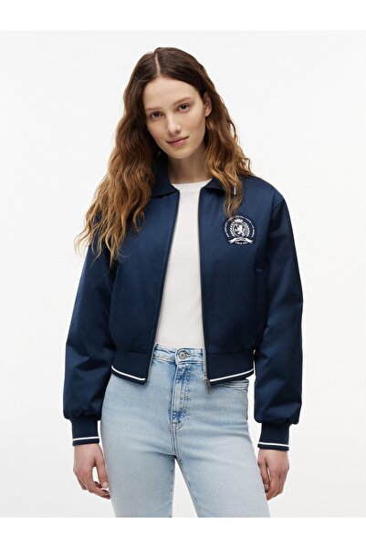 Tommy Hilfiger TJW COLLAR SATIN VARSITY JACKET