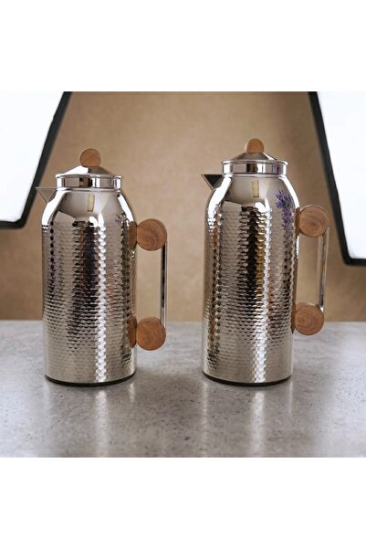 Al Hadaya Mall Trams Stainless Steel Set with Luxury Design _ Shiny Silver an...