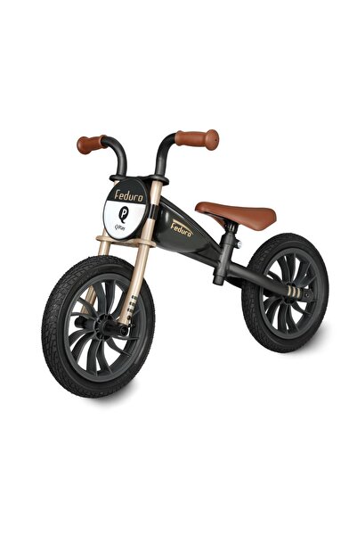 QPLAY Bicicletă fără pedale Feduro Negru-Auriu