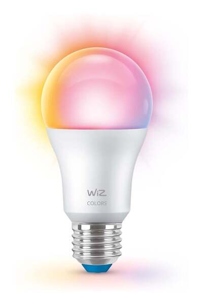 Wiz Smart LED Bulb A60 E27 60W Equivalent (8.5W), 806 lm, Full Color RGB + Tu...