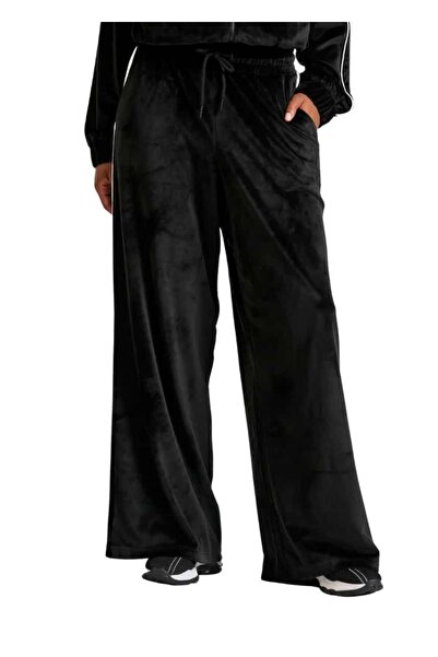 Funky Buddha Βελουτέ Παντελόνι Φόρμας FBL010-102-02 – Black