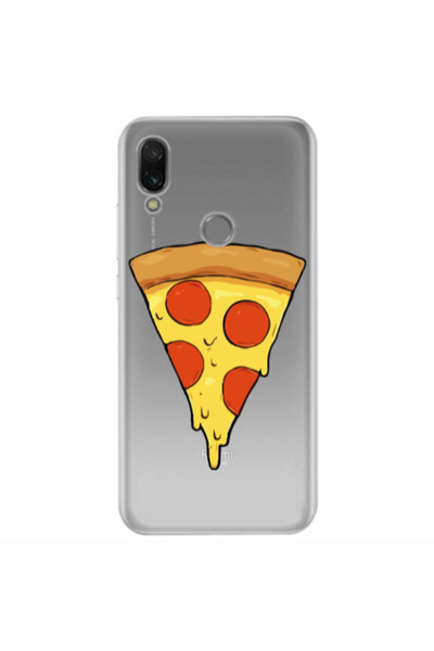 Other Xiaomi Redmi Note 7 Pizza Slice Transparent Silicone TPU Θήκη