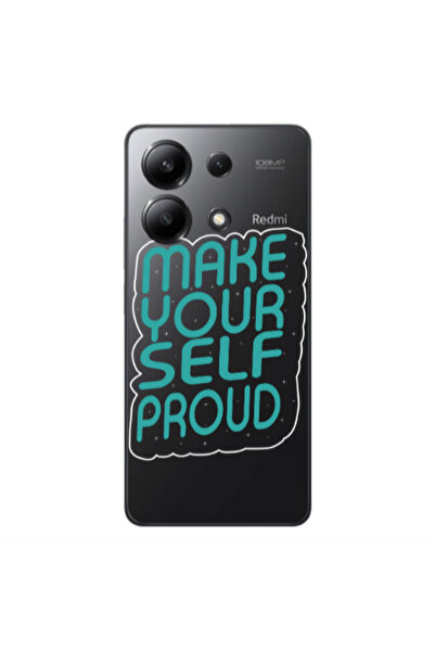 Other Xiaomi Redmi Note 13 4G Make Your Self Proud Transparent Silicone TPU Θήκη