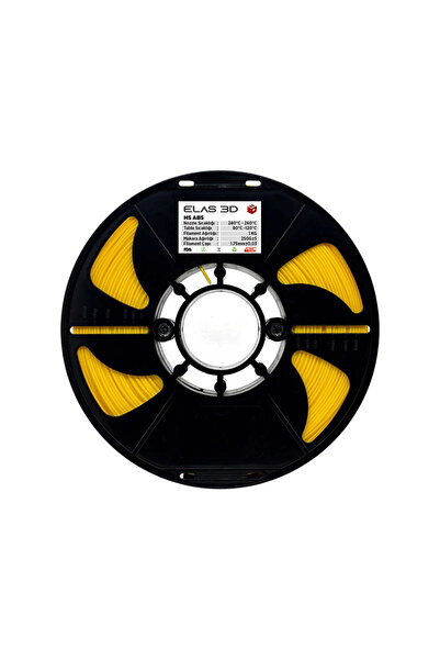 Elas 3D Sarı HS ABS Filament - 1.75mm - 1 Kg