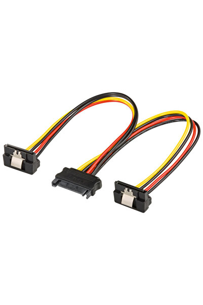 goobay καλώδιο SATA Standard σε 2 SATA-Standard 90 °, 0.2m