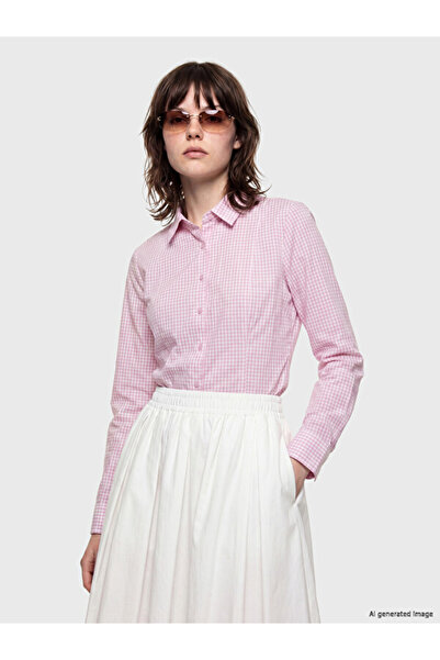 LC Waikiki I Checked Embroidered Women's Shirt from Freezen Store