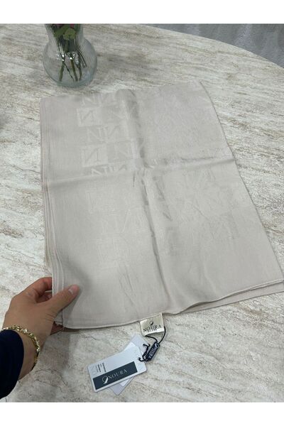 HAREM SCARF Noura Scarf Diamond Pamira Shawl Sand Beige