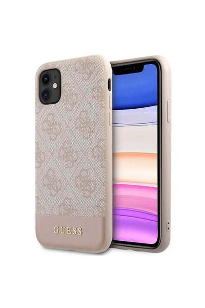 Guess Husă 4G Colecția Stripe pentru iPhone 11, Xr 6.1 " - roz