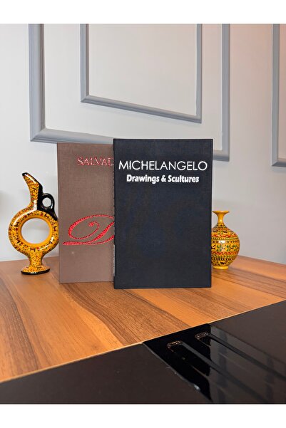 NAHİTA ATELİER TAŞ İŞLEMELİ MICHELANGELO DALİ KUMAŞ DEKORATİF KUTU