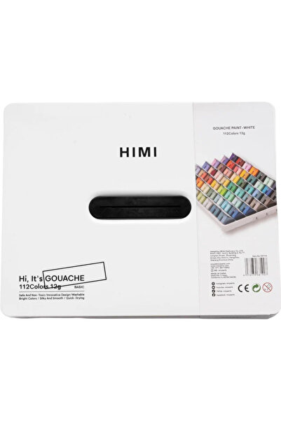 HIMI Tablet Guaj Boya Seti Twin Cup Gouache Set 112'li (White Case Edition)