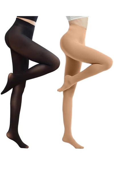 TAPIT Oily Gloss Tights High Waist Sheer Women Pantyhose 360° Seamless Sheer ...