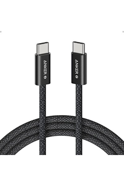 Anker Cablu împletit Zolo USB-C la USB-C 240W 1m - Negru