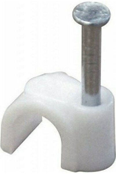 EUROLAMP Roka Nails 100 τεμάχια 6/25mm Λευκό 100 τεμάχια 147-48001