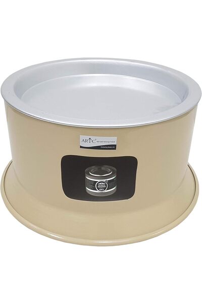 ARTC Portable Kunafa Warmer Stand, Arabic Turkish Sweet Kunefe Plate - Cookin...