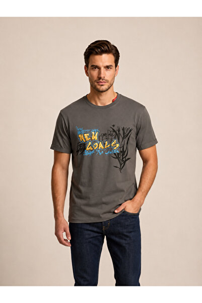 Vigoss Jeans تي شيرت رجالي كبير الحجم مطبوع من VIGOSS 62536-30010