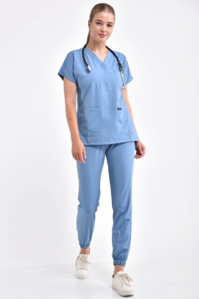 Owlet Medikal Light Blue Elastic Leg Lycra Suit