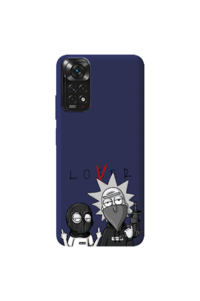 Other Xiaomi Redmi Note 11 4G Rick Loser Dark blue Colored Silicone TPU Θήκη