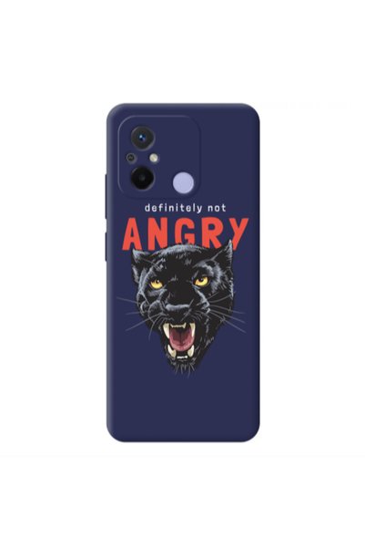 Other Xiaomi Redmi 12C Pointed teeth Dark blue Colored Silicone TPU Θήκη