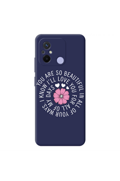 Other Xiaomi Redmi 12C Your Ways Dark blue Colored Silicone TPU Θήκη