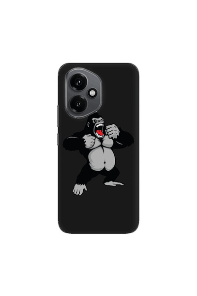 Other Honor Magic 400 Angry Gorilla2 Black Colored Silicone TPU Θήκη